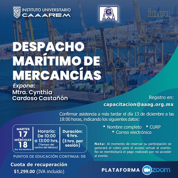 Despacho maritimo de mercancias