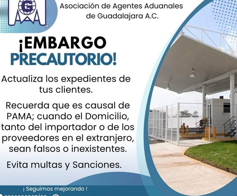 EMBARGO PRECAUTORIO