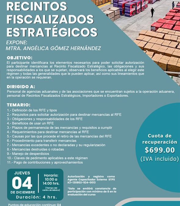 Recintos fiscalizados estrategicos