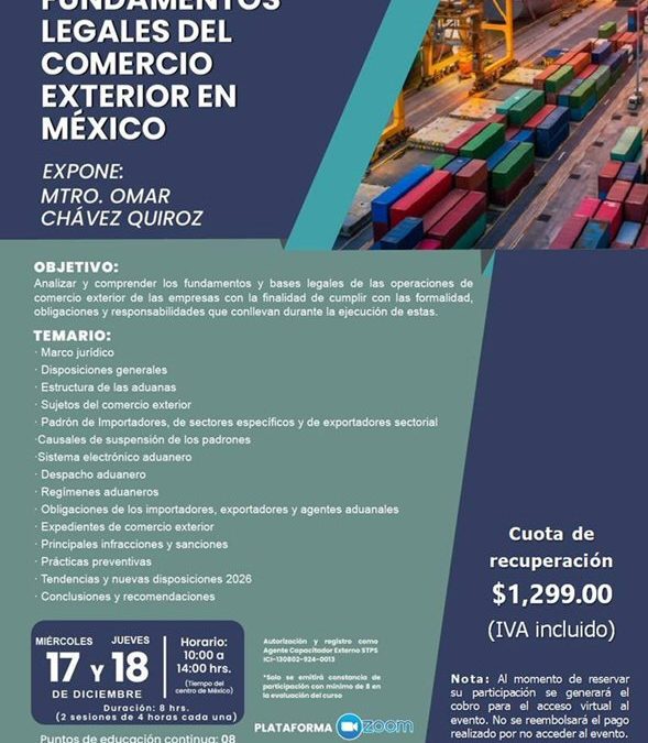 Fundamentos legales del comercio exterior en Mexico